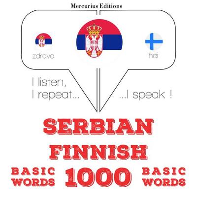 1000 essential words in Finnish - JM Gardner, Audio, 9782821140769