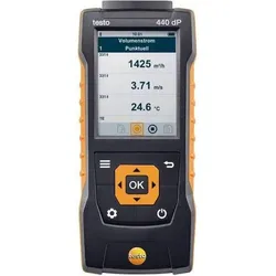 Testo, Detektor, 440 Klimamessgerät, bis +1370 (Temperature-TC) °C, +150 (Temperature-NTC) °C