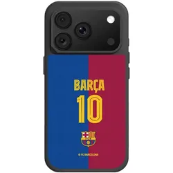 RhinoShield iPhone 18 Pro / iPhone 17 Pro - SolidX Case - FC Barcelona Barça 10 (Apple iPhone 17 Pro, Apple iPhone 18 Pro), Smartphone Hülle, Blau, Rot, Schwarz