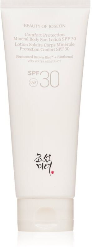 Beauty of Joseon Comfort Protection Mineral Body Sun Lotion lait corporel nourrissant SPF 30 150 ml