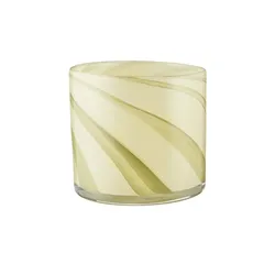HOME STORY Windlicht   ¦ creme ¦ Glas ¦ Maße (cm): H: 9,5  Ø: 10.0