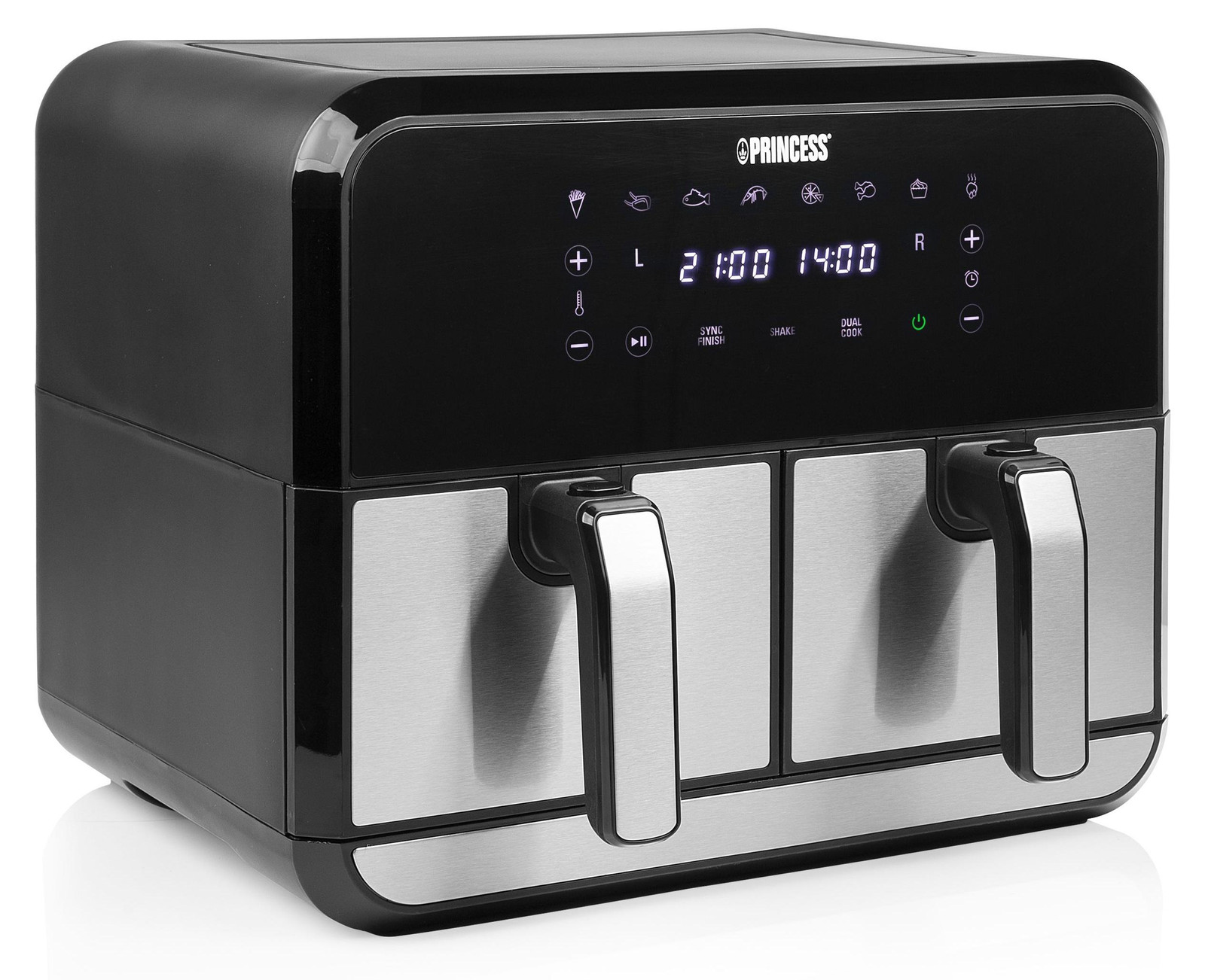 Princess Dubbele Mand Airfryer heteluchtfriteuse