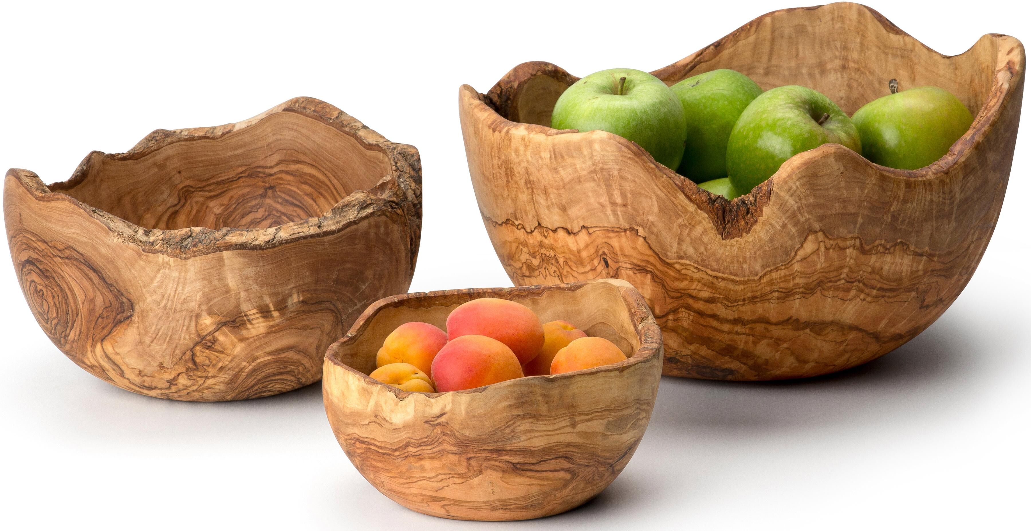 Obstschale CONTINENTA, beige (natur), Ø:25cm, Holzwerkstoff, Schüsseln, Obstschale, Naturform