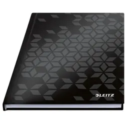 Leitz Notizbuch »WOW« kariert A5 160 Seiten schwarz