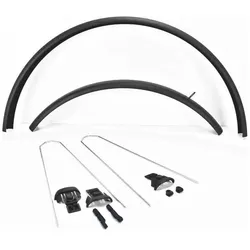 Curana Apollo Schutzblech-Set 28 Zoll schwarz 60 mm breit