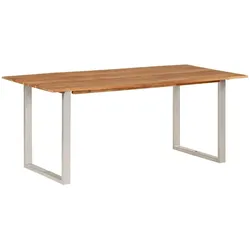 vidaXL Esstisch 180×90×76 cm Massivholz Akazie