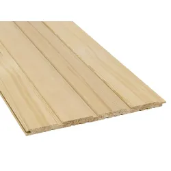 Hemlock Softline-Saunaholz, 16x94 mm, unbehandelt, massiv, Rifts, mit 10 mm-Feder