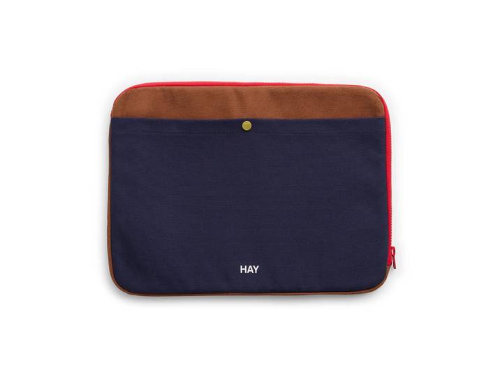 HAY - Multi Laptop Cover, 34,5 x 26 cm, midnight blue / multi