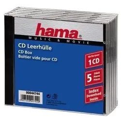 CD Jewel Case Standard, Pack 5