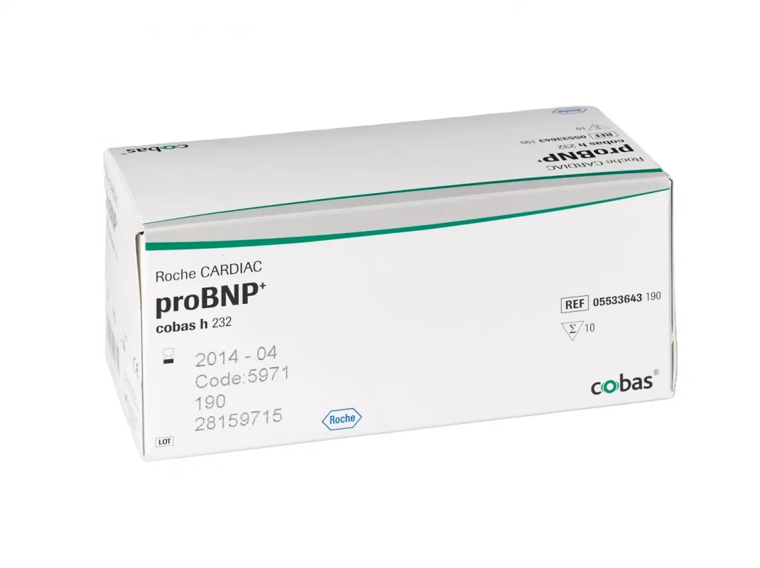 Roche Diagnostik Roche CARDIAC POC NT-proBNP+ Schnelltest für cobas h 232 POC-System (10 Tests) 09213074191