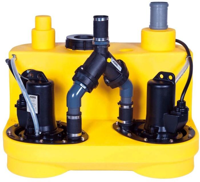 Jung Pumpen compli Fäkalienhebeanlage JP50114 1008/2 M, mit MultiCut