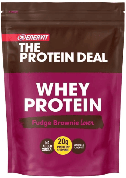 Enervit The Protein Deal Whey Brownie 300g Integratore Proteico in Polvere per Massa Muscolare