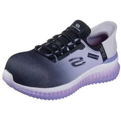 Skechers, Sicherheitsschuhe, S1 Work Slip-Ins purple Sicherheitshalbschuh (35)