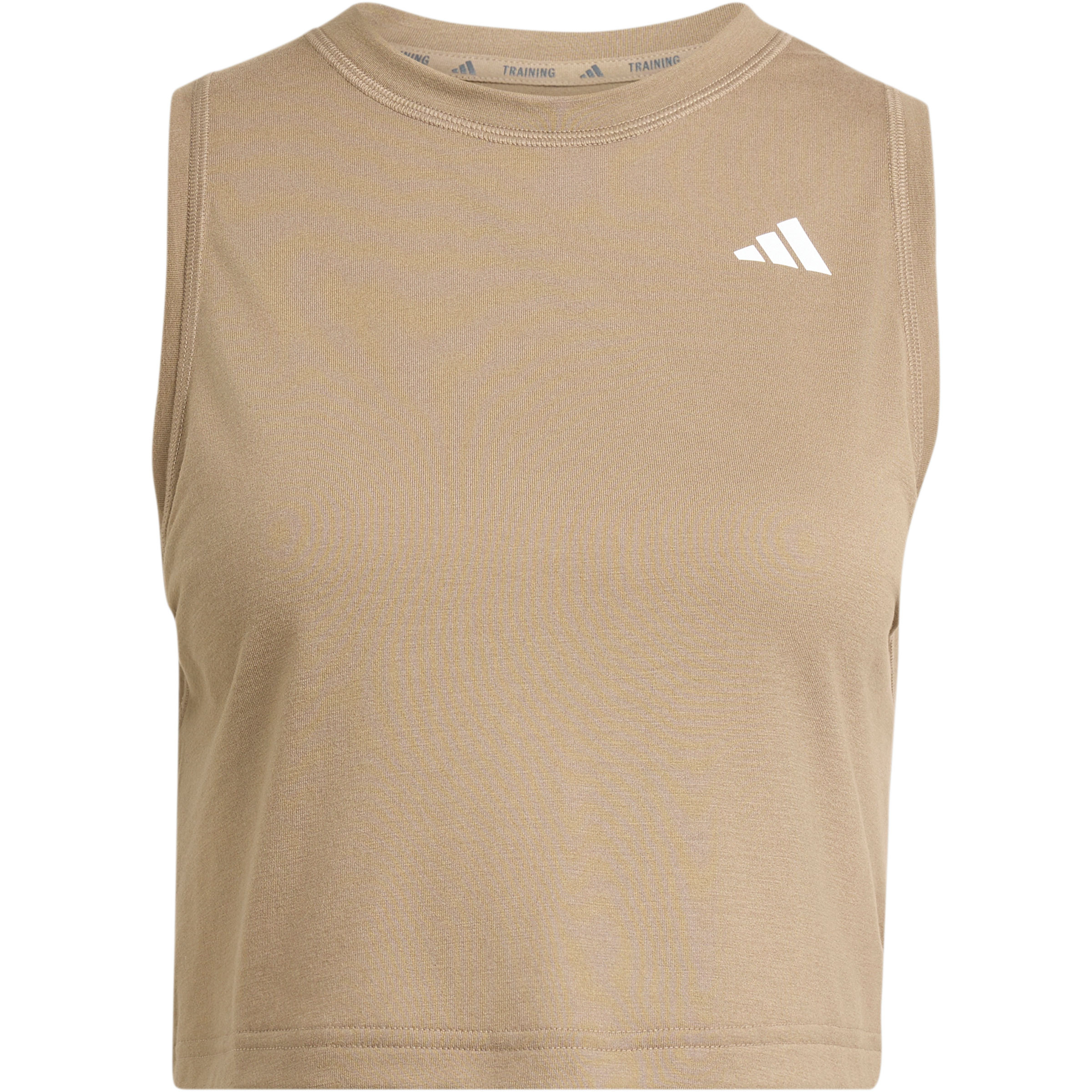 adidas Workout Essentials Boxy Top Damen Tanktops braun Größe M Training & Fitness | Yoga Schnell trocknend