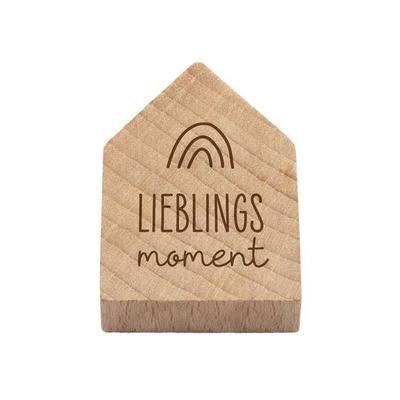 Magnetisches Holzhaus Lieblingsmoment