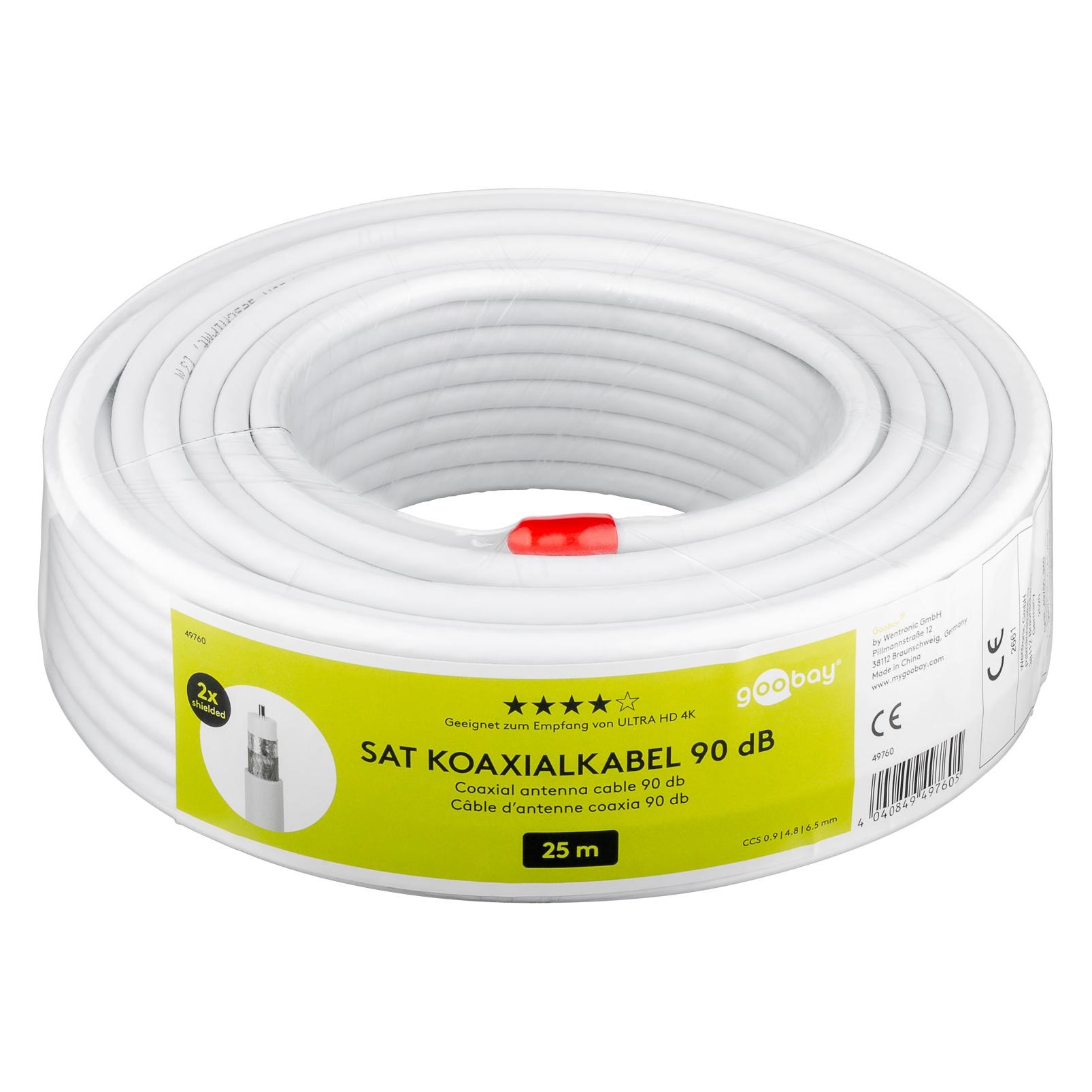Goobay Bulk-Antennenkabel (90 dB, Antennenkabel) (49760)