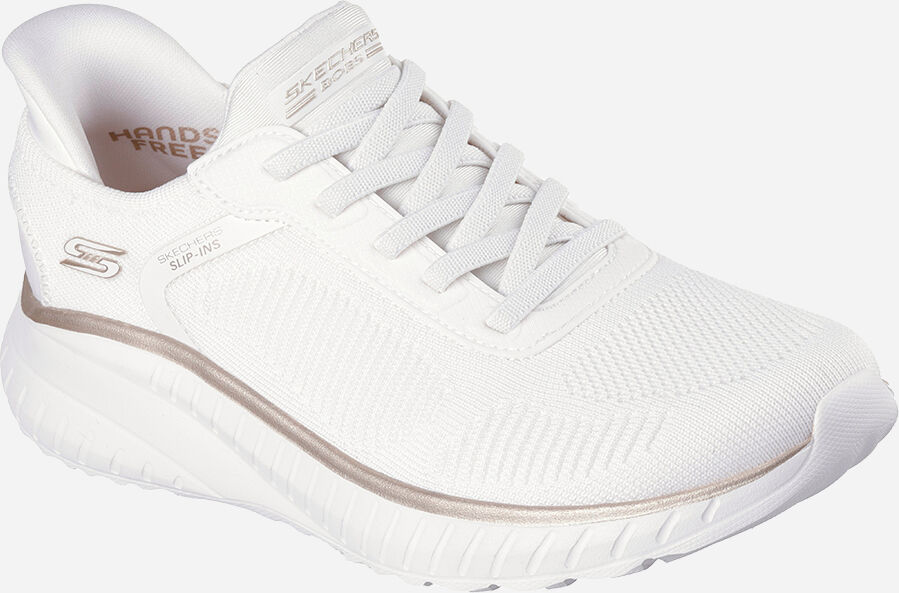 Skechers Bobs Squad Chaos W - Scarpe Sneakers - Donna - Bianco 36