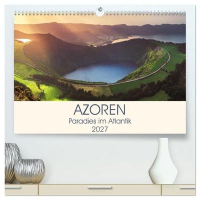 Azoren – Paradies im Atlantik (hochwertiger Premium Wandkalender 2027 DIN A2 quer), Kunstdruck in Hochglanz