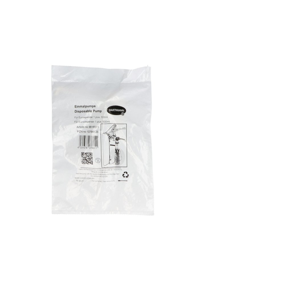 PAUL HARTMANN AG Einmalpumpe Eurospender 1 plus 500 ml 10764135