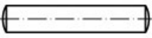 TOOLCRAFT TO-5393400 Zylinderstift 14mm Stahl 25St.