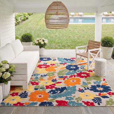 SAFAVIEH Cabana Avia Indoor/ Outdoor Waterproof Patio Floral Rug