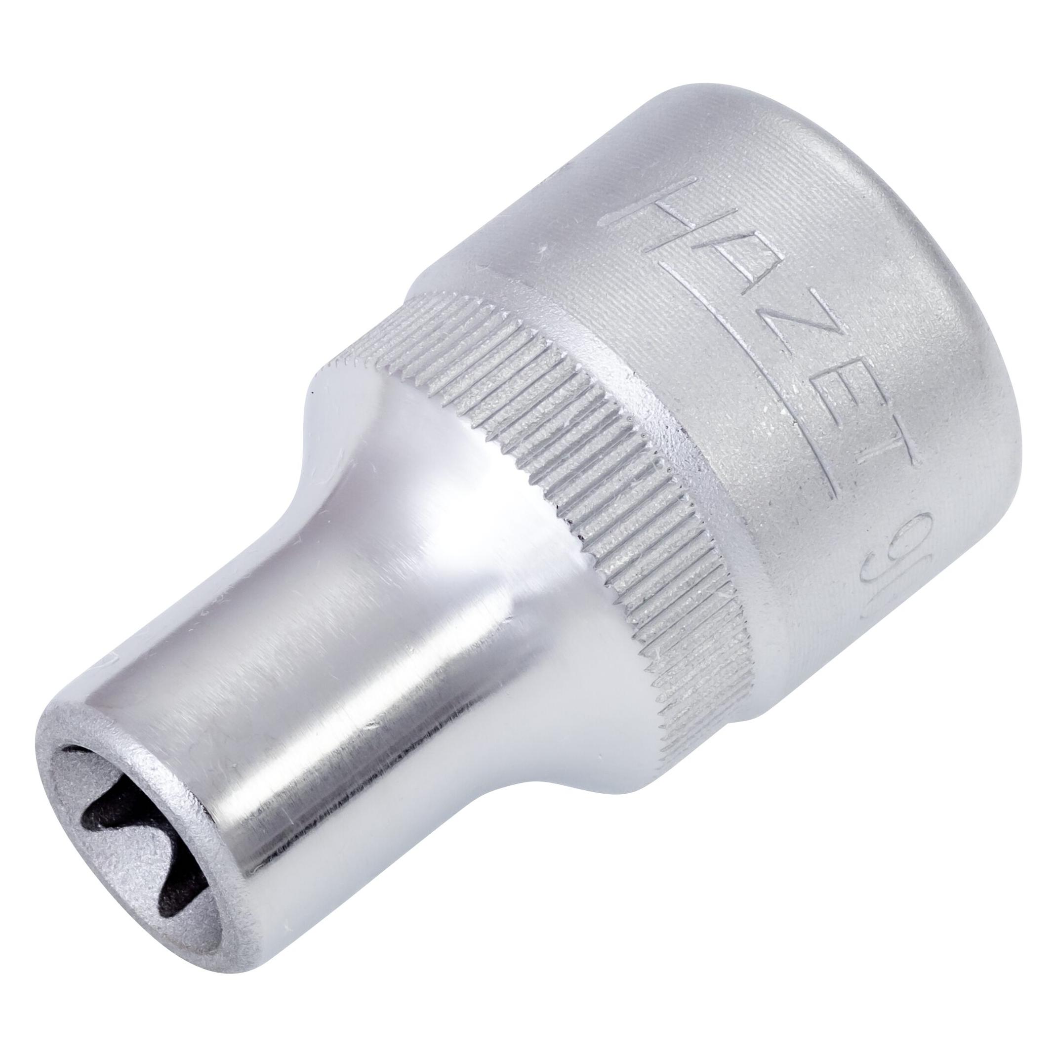 Hazet Steckschlüsseleinsatz TORX 900-E10 Vierkant12,5 mm (1/2 Zoll) Aussen TORX Profil E10... (900-E10)