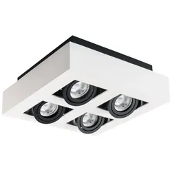 Kanlux weiße Deckenaufbauleuchte STOBI DLP 450-B mit 4 Spots