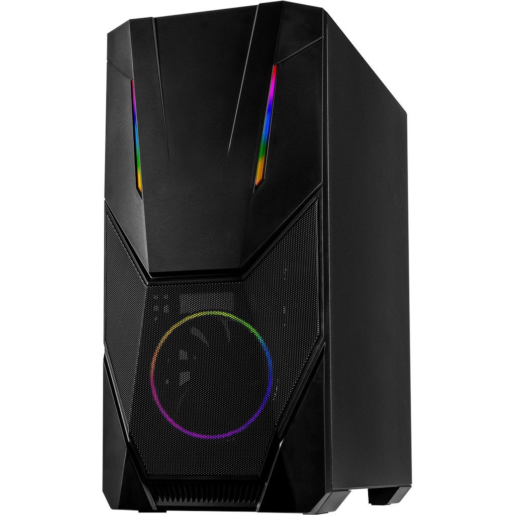 Inter-Tech IT-3303 Hornet Midi Tower ATX RGB Gaming Gehäuse mit Seitenfenster 88881340