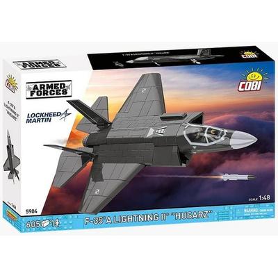 COBI Armed Forces 5904 - F-35A Lightning II Husarz, Bausatz 1:48, 605 Teile+1 Figur