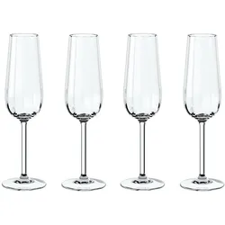 Villeroy & Boch Sektkelch, Set 4tlg. Rose Garden, Weingläser, Transparent