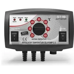 Tech Air ST-19 Regler für die Zentralheizungspumpe, Anti-Stopp, schwarz, Zubehör Heizen
