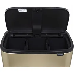 Brabantia Mülleimer Bo Touch, Abfalleimer, Beige