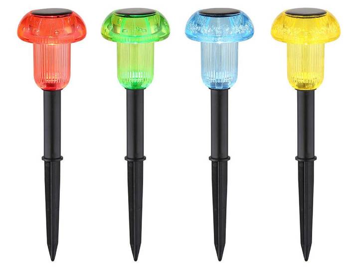 Lampe solaire de jardin Lampe solaire set de 4 lampes d'extérieur Lampe solaire de jardin 33987-4