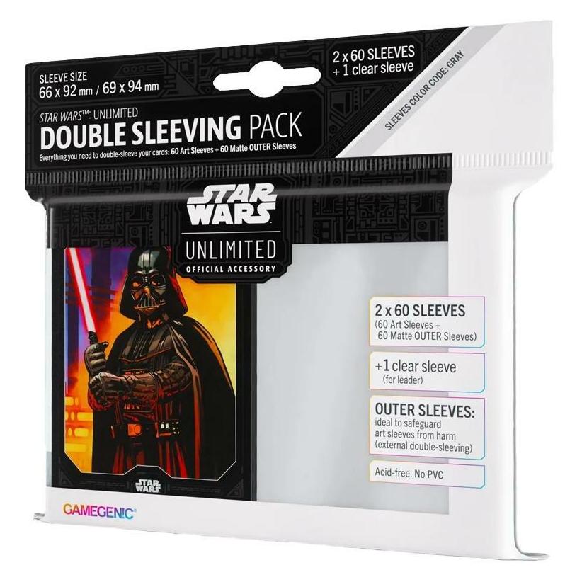 Gamegenic GGS15033 - Star Wars: Unlimitiert Art Sleeves Doppelpack, Darth Vader (GGS15033)