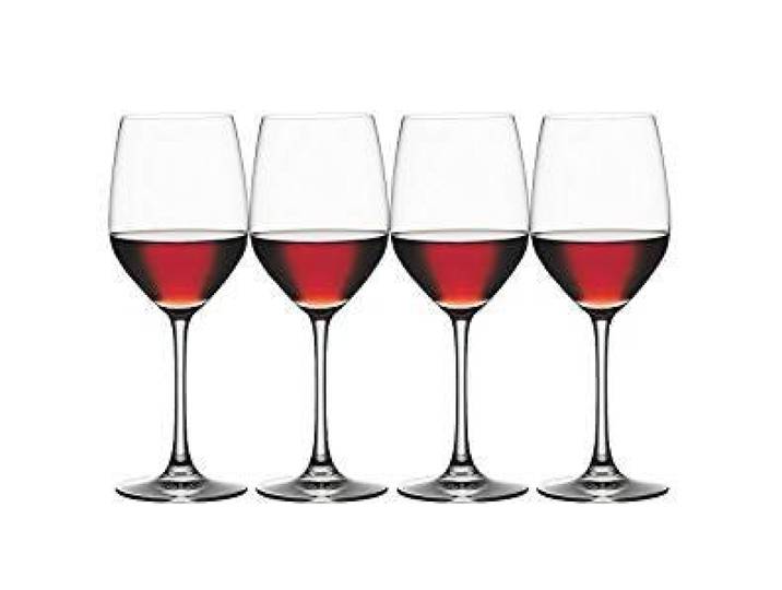 EKM Living Spiegelau Vorteilsset 6 x 4 Glas/Stck Rotweinglas 451/01 Vino Grande 4510271 und Gratis 1 x Trinitae Körperpflegeprodukt