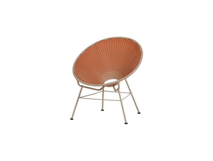 Chaise de jardin orange Kazoun