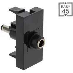 DELOCK Easy 45 Modul DC 5,5x2,1 mm BU zu DC 5,5x2,1 mm ST