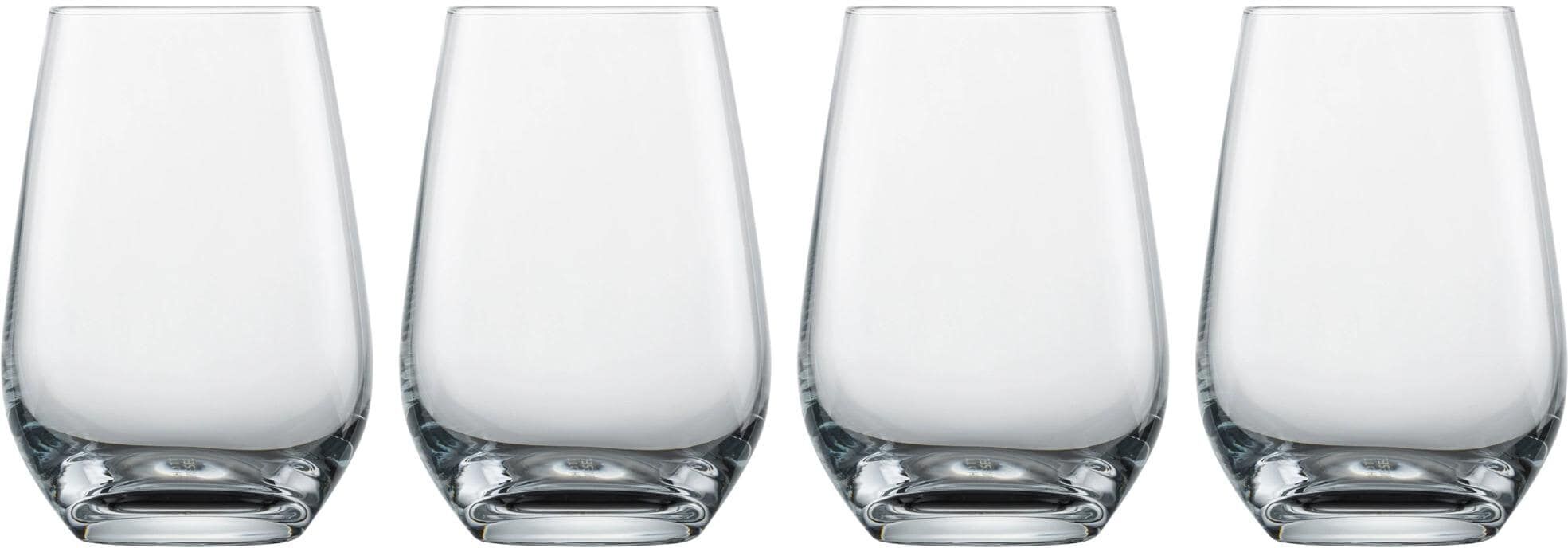 Gläser-Set SCHOTT-ZWIESEL "Forté 397 ml, 4 Stück", transparent, H:11,4cm, Glas, Trinkgefässe, Gläser-Set transparent 11,4cm, 397ml