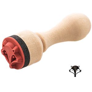Rico-Design Motivstempel Paper Poetry Mini Fuchs, aus Holz, 1,5 x 1,5 cm, für Stempelkissen