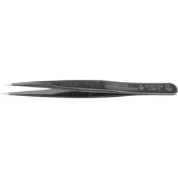BERN 5 087 13 - Universal-Pinzette, gerade, spitz, rutschfest, 110 mm, ESD
