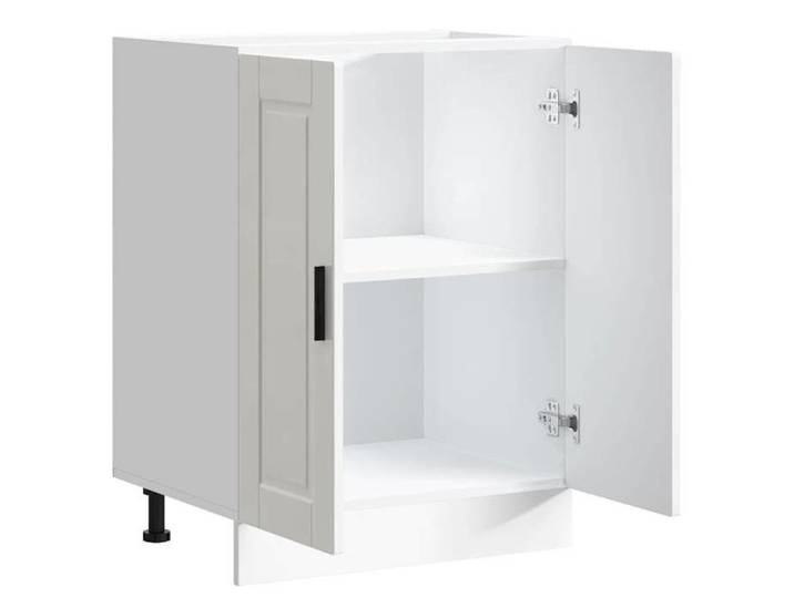 Printemps 2026 Soldes Buffet de cuisine - Meuble Rangement - Porto blanc brillant Bois ingénierie 8274012