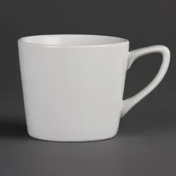 Olympia Whiteware niedrige Kaffeetassen 20cl