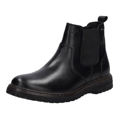 Stiefelette JOSEF SEIBEL "Erroll 51, schwarz", Damen, Gr. 45, schwarz, Obermaterial: 100% Rindsleder Leather cow., Schuhe Stiefelette