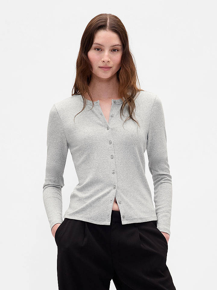 GAP Cardigan in Hellgrau - XXL