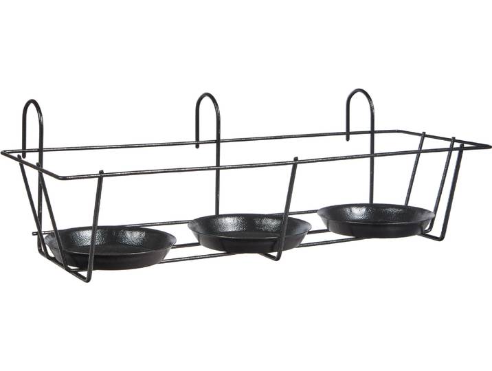 Alba Blumentopfhalter Schwarz 55 × 23.5 × 17 cm