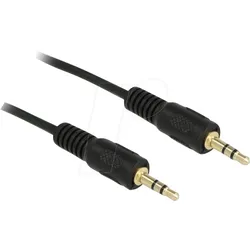 DELOCK 84001 - Audio Kabel Klinke 3,5 mm Stecker / Stecker 2,5 m