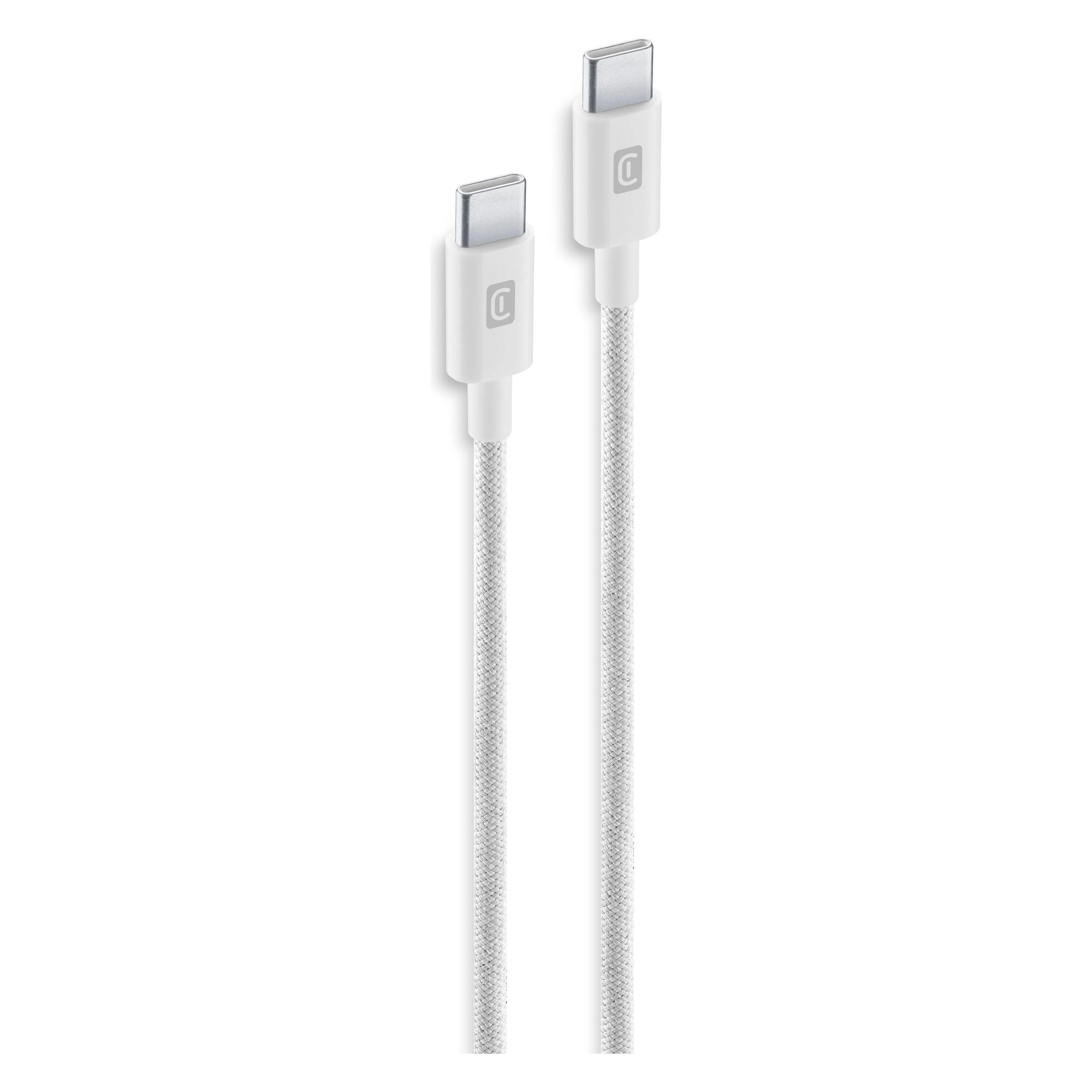 Cellularline Braided Data Cable 1,5 m (1.50 m, USB 2.0, 60 W) (60903)