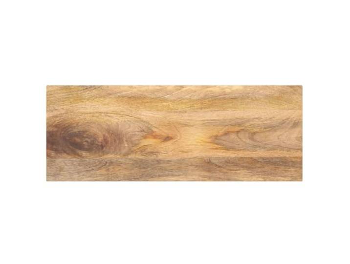 fsahslih Tischplatte 90x40x3,8 cm Rechteckig Massivholz Mango Natürliches Unikat für Esszimmer oder Büro: Pflegeleichte Ersatztischplatte mit lebendiger Maserung für eigene Möbel.