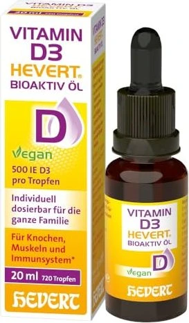 Vitamin D3 Hevert Bioaktiv Öl 20 ml