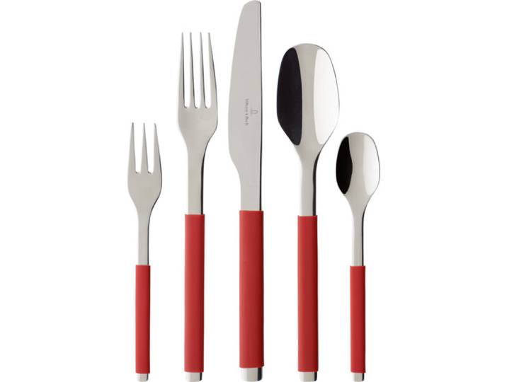 Villeroy & Boch 30-tlg Tafelbesteck S+ Cranberry